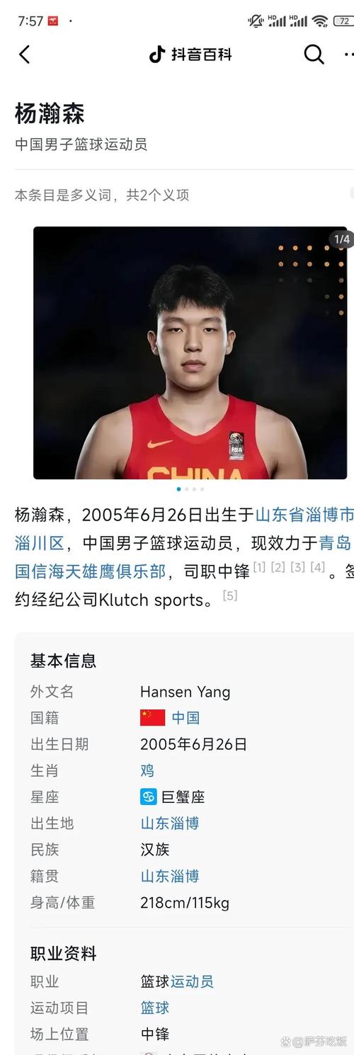 媒体人：杨瀚森球商和心态都足够&学习调整能力强 我不担心他