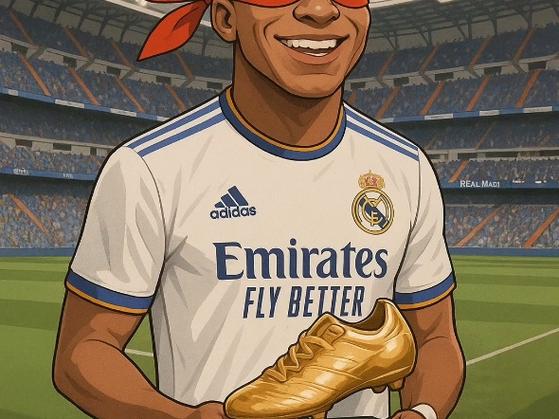 领取欧洲金靴奖！弗洛伦蒂诺祝贺姆巴佩：我们皇马为你自豪