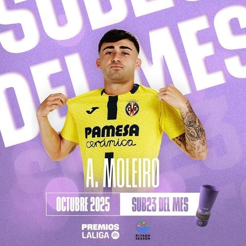 比利亚雷亚尔西甲前13轮积29分，创造队史西甲同期最佳开局